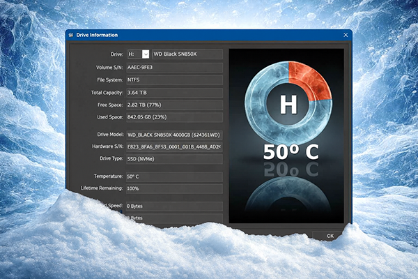 磁碟資訊對話方塊